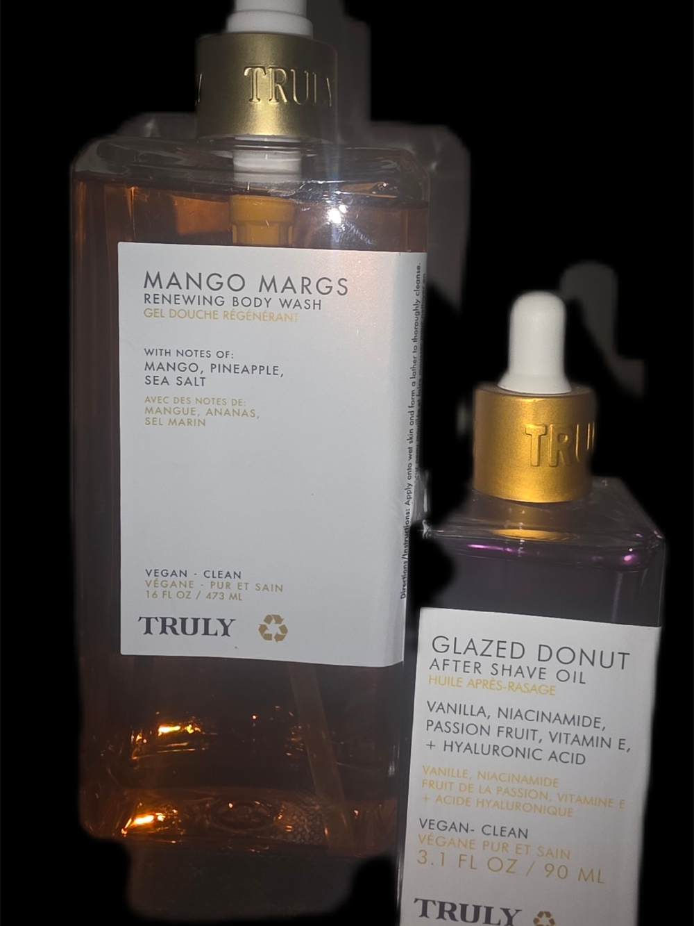TRULY Mango Margs & Glazed Donut Duo — Orange and Purple Accents